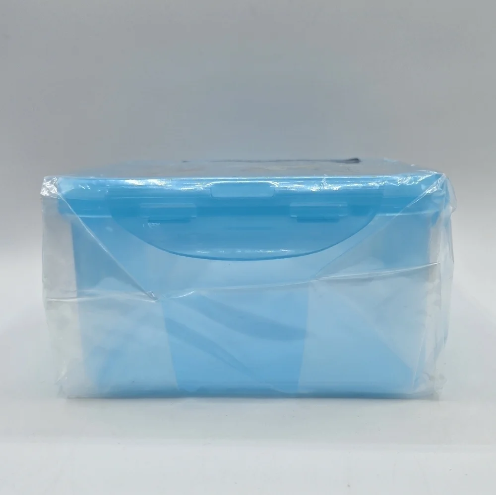 Sanrio Cinna Pompom and KuromiTravel Theme Blue Food Storage Container